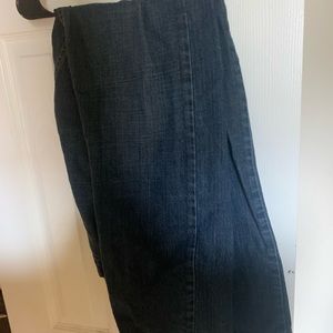 Blue boot cut jeans